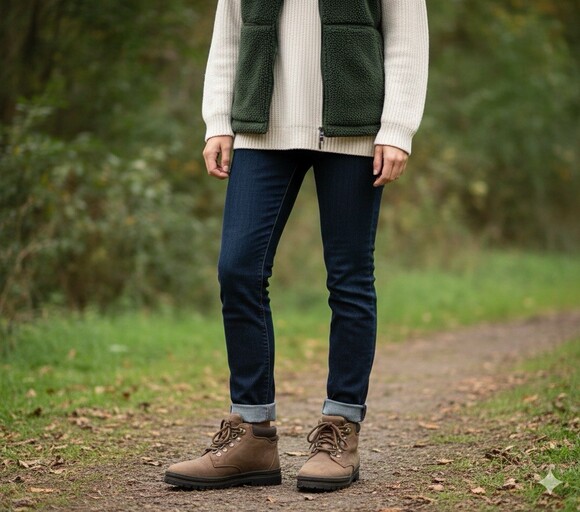 Baretraps Shoes - BareTraps Womens Size 6 Brown Suede Leather Ankle Hiking Boots Work Bear Paw